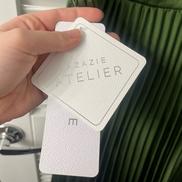 Azazie Atelier Emma dress in Olive Green, size 4 - New with tags! NWT - Picture 4 of 8